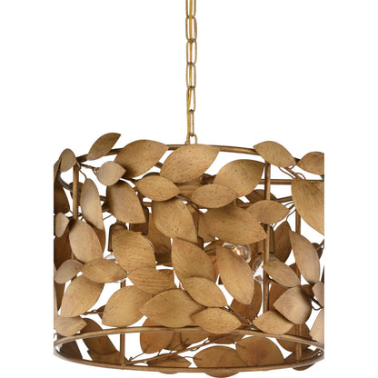 Ficus Round Chandelier by Chelsea House in antique gold and antique gold. Made from unique in a cottage & farmhouse style.