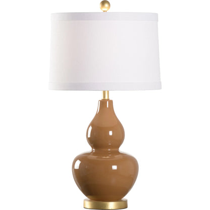 Gourd Lamp by Chelsea House. Made from ceramic in a transitional style.