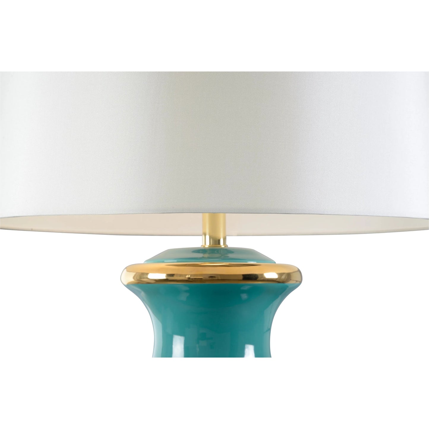 002 SI-2334698 | Closeup | Audrey Green Lamp by Chelsea House in green. Made from unique in a eclectic & global style.