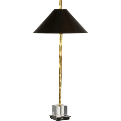 Davis Table Lamp by Chelsea House in gold, black and gold, bronze, clear, natural black. Made from unique in a modern style.