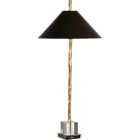 Davis Table Lamp by Chelsea House in gold, black and gold, bronze, clear, natural black. Made from unique in a unique style.