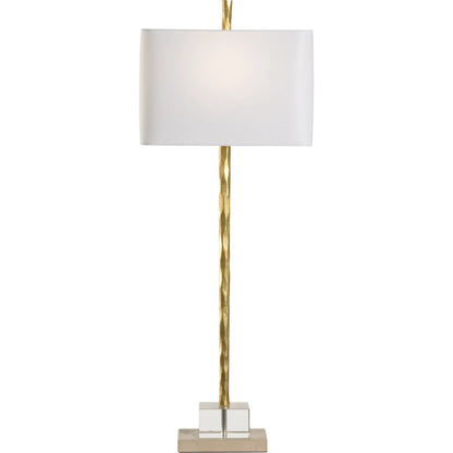 Crawford Table Lamp by Chelsea House in black, brown and gold, clear, natural brown. Made from unique in a transitional style.