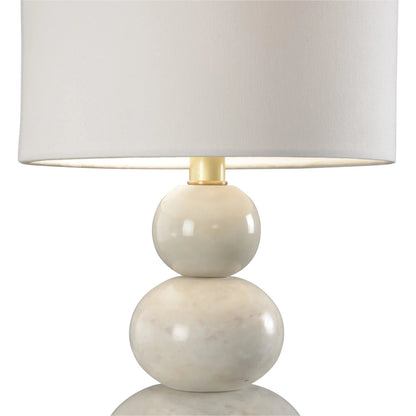 Bianca Marble Lamp by Chelsea House in natural white. Made from unique in a modern style.