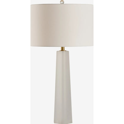 Frosted Crystal Lamp by Chelsea House in white, cream and frosted. Made from unique in a transitional style.