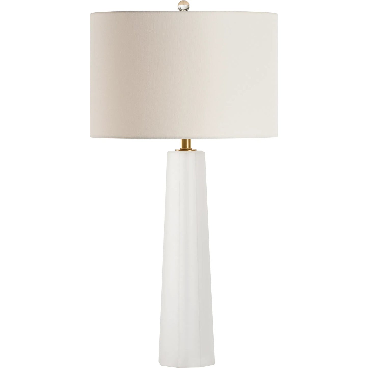 001 SI-2334816 | Primary Silo | Frosted Crystal Lamp by Chelsea House in white, cream and frosted. Made from unique in a transitional style.