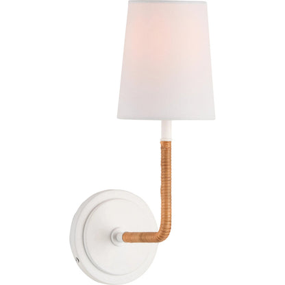 Amelia Sconce by Chelsea House in white, cream, brown and white, natural. Made from unique in a unique style.