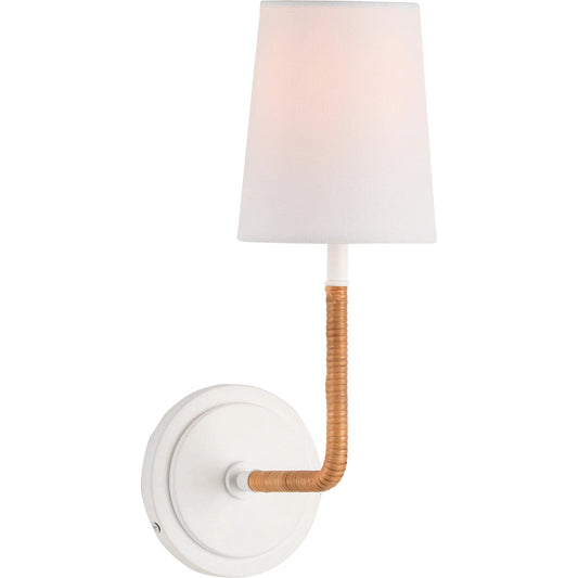 Amelia Sconce by Chelsea House in white, cream, brown and white, natural. Made from unique in a unique style.