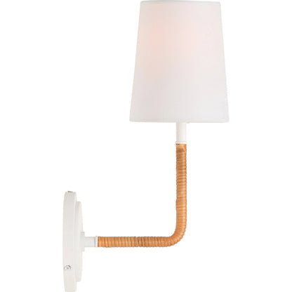 Amelia Sconce by Chelsea House in white, cream, brown and white, natural. Made from unique in a unique style.