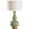 Green Glaze, Gold Leaf