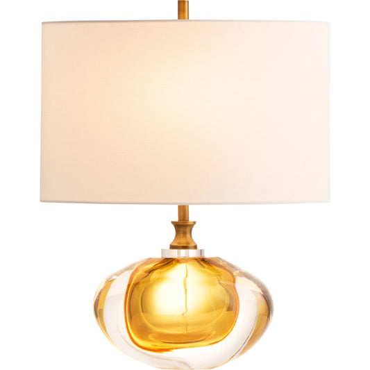 Celestial Lamp by Chelsea House in amber, clear. Made from unique in a unique style.