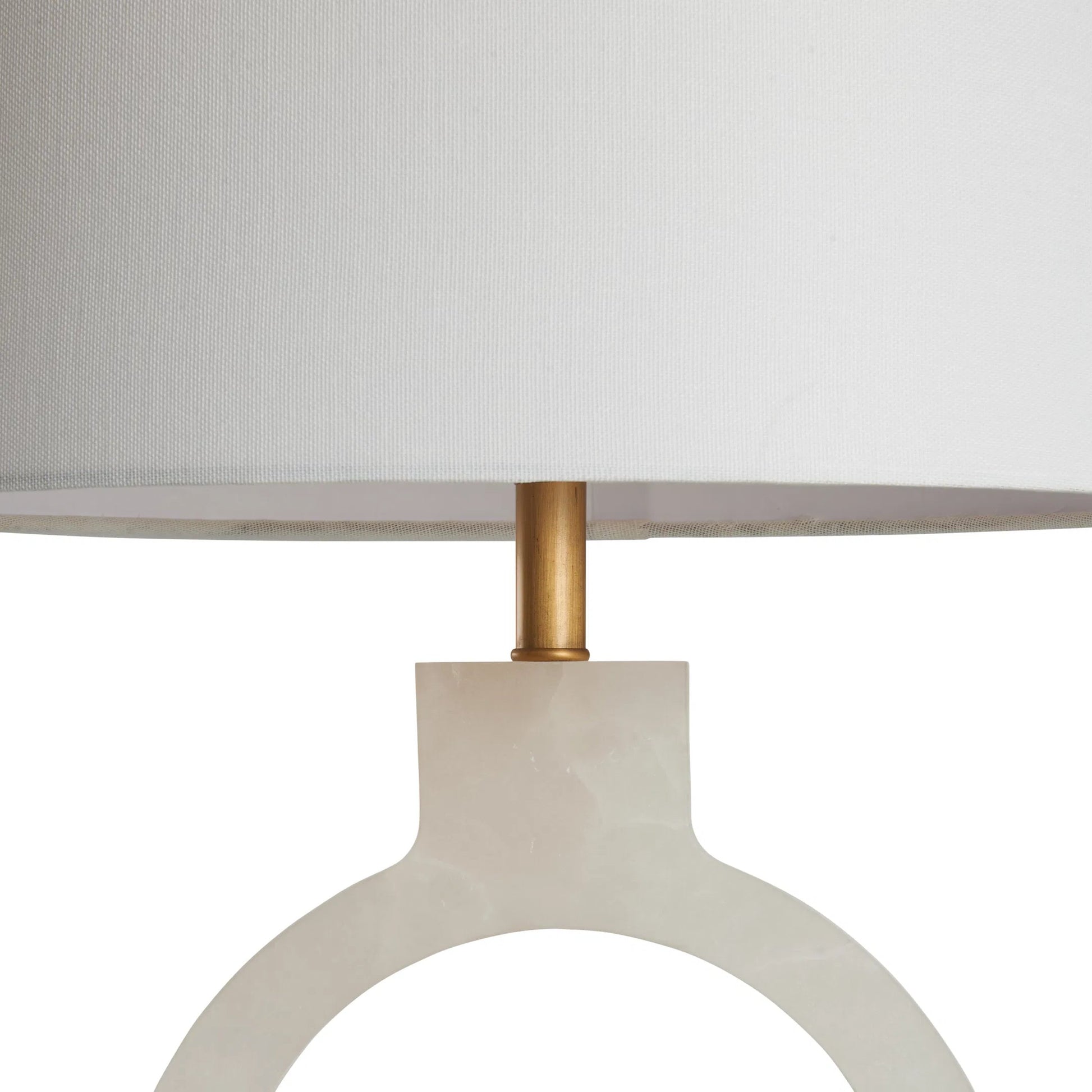 Halo Alabaster Lamp by Chelsea House in natural white. Made from unique in a unique style.
