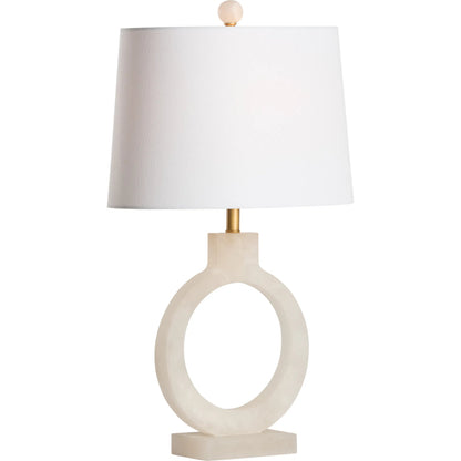 Halo Alabaster Lamp by Chelsea House in natural white. Made from unique in a unique style.