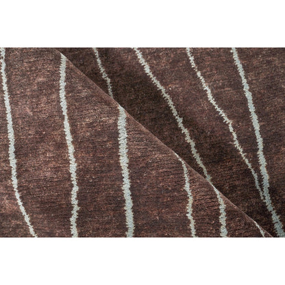 Metro 7033 Rug by Exquisite Rugs in brown. Made from new zealand wool in a unique style.
