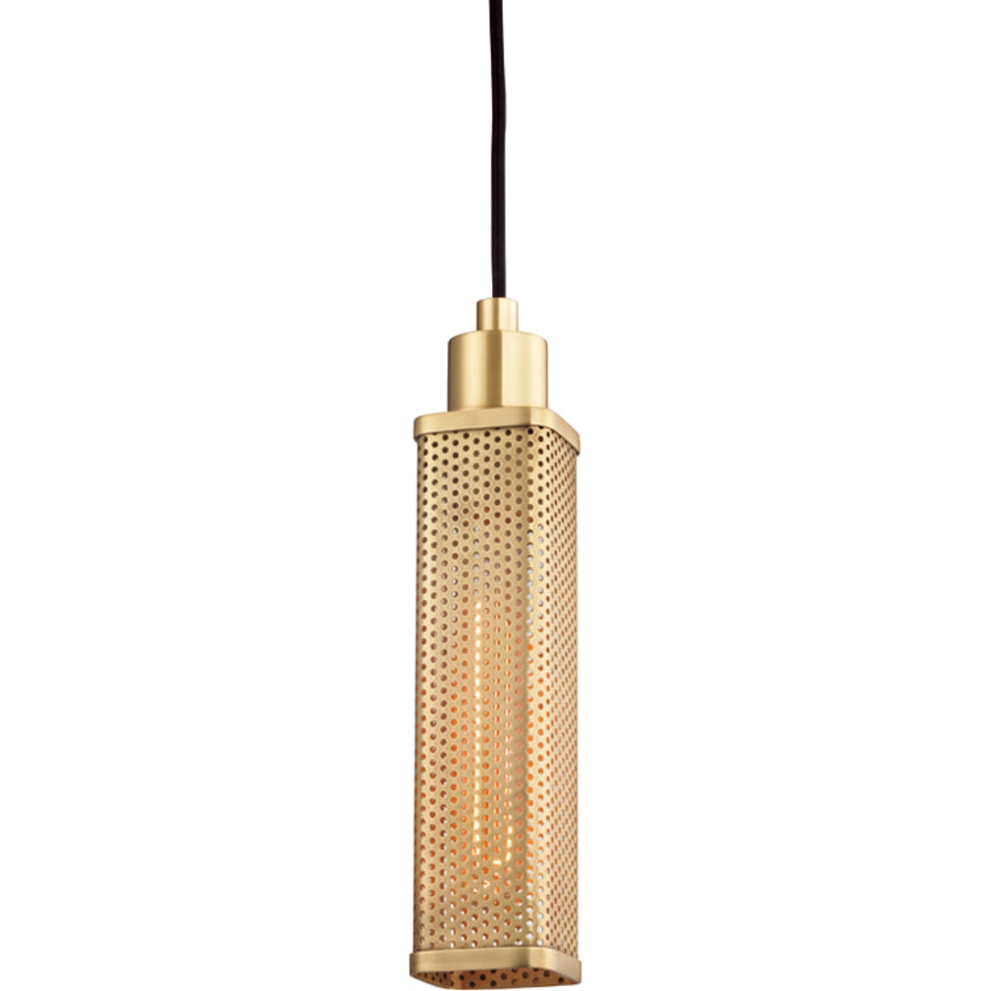 Gibbs Pendant by Hudson Valley in polished nickel. Made from steel in a modern style.