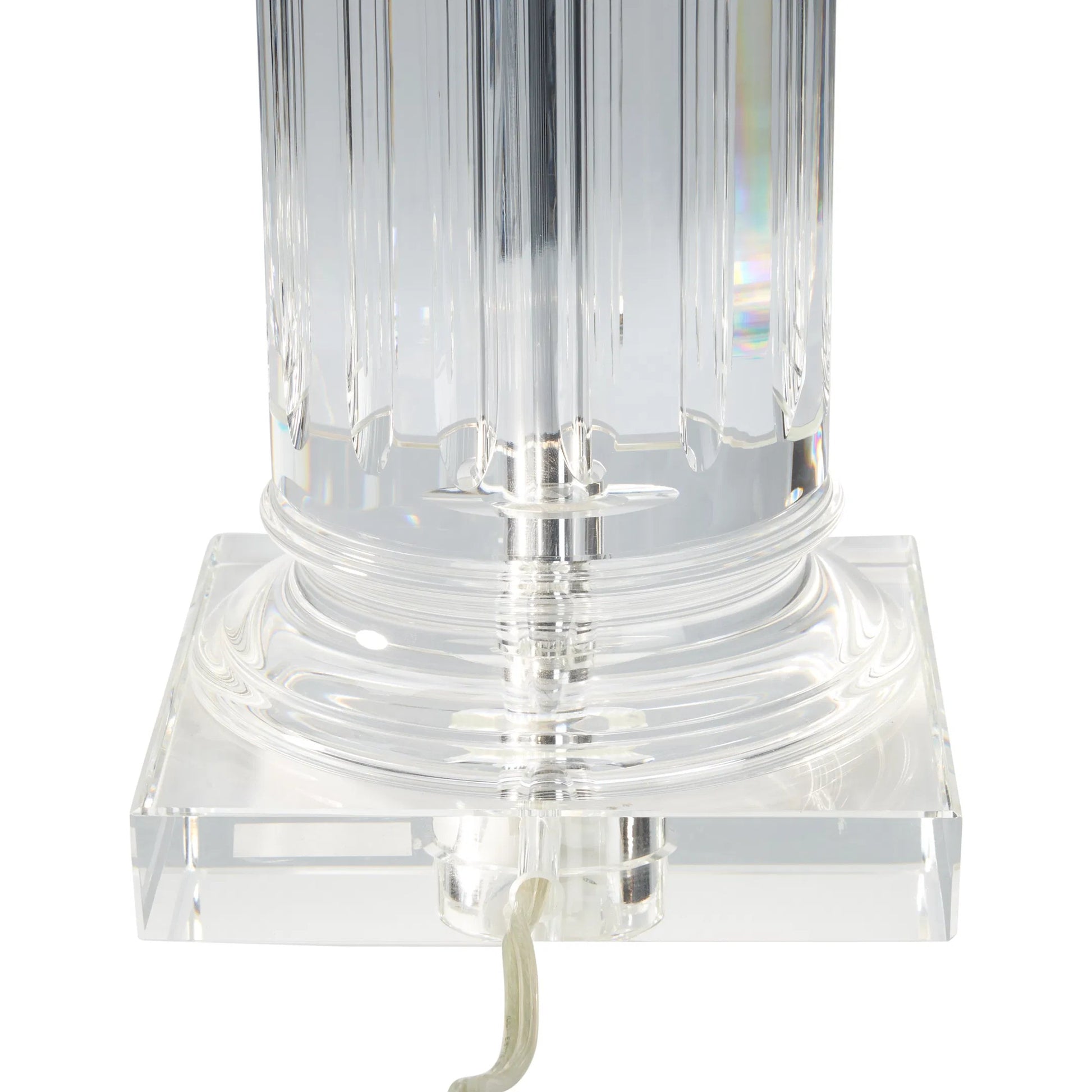 Glacier Crystal Lamp by Chelsea House in clear. Made from unique in a unique style.