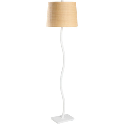 Sway Floor Lamp by Chelsea House in gilt. Made from unique in a unique style.