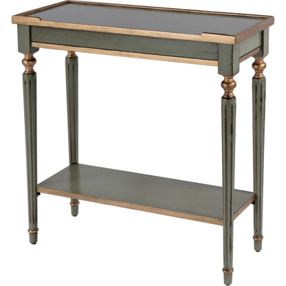 Aubrey 29" Console Table with Lower Open Shelf by Butler Specialty Company. Made from rubberwood, cherry veneers, mdf in a unique style.