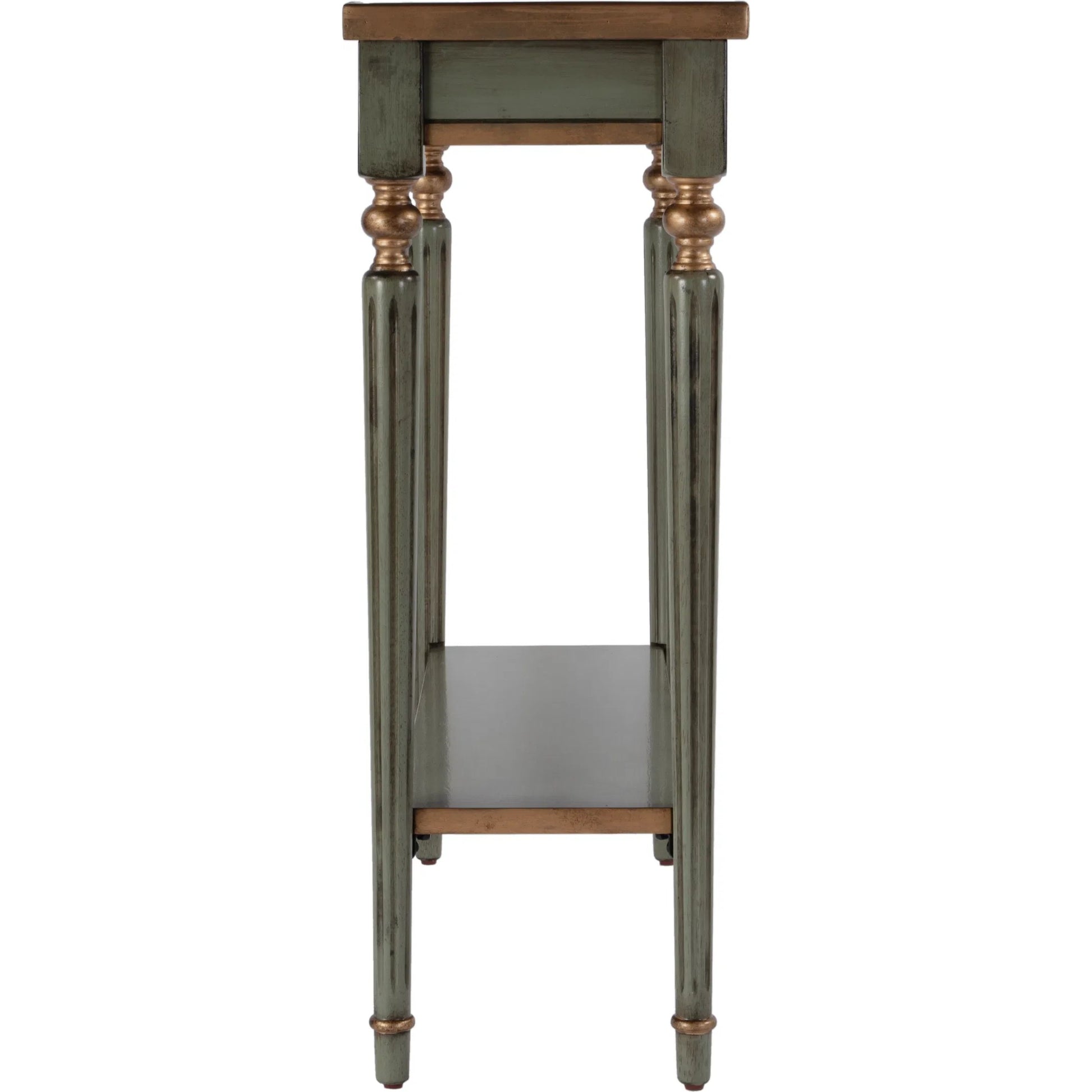 Aubrey 29" Console Table with Lower Open Shelf by Butler Specialty Company. Made from rubberwood, cherry veneers, mdf in a unique style.