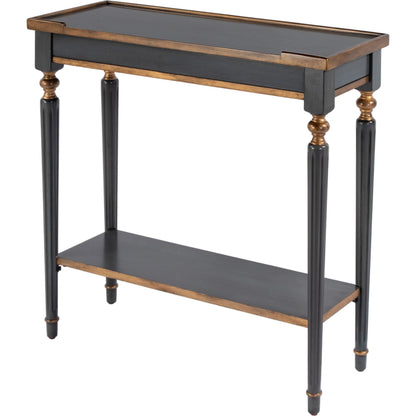 Aubrey 29" Console Table with Lower Open Shelf by Butler Specialty Company. Made from rubberwood, cherry veneers, mdf in a unique style.