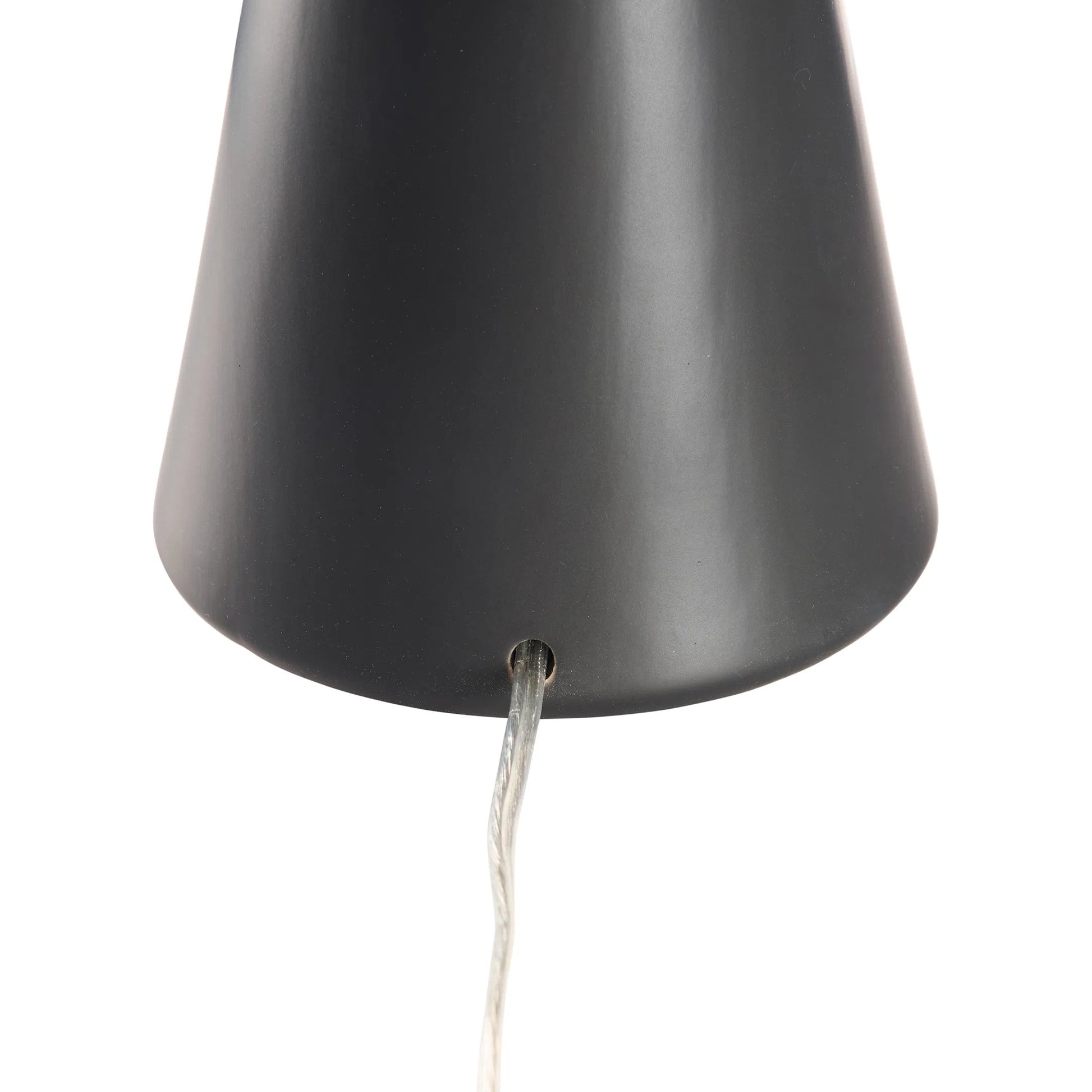 Chase Lamp by Chelsea House in black glaze. Made from unique in a modern style.