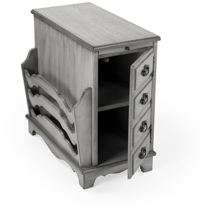 Gregory Magazine Table by Butler Specialty Company in dark brown and plantation cherry. Made from rubberwood solids, mdf, cherry veneer in a traditional style.