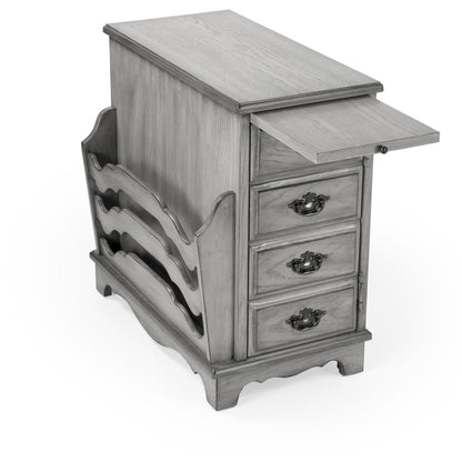 Gregory Magazine Table by Butler Specialty Company in dark brown and plantation cherry. Made from rubberwood solids, mdf, cherry veneer in a traditional style.