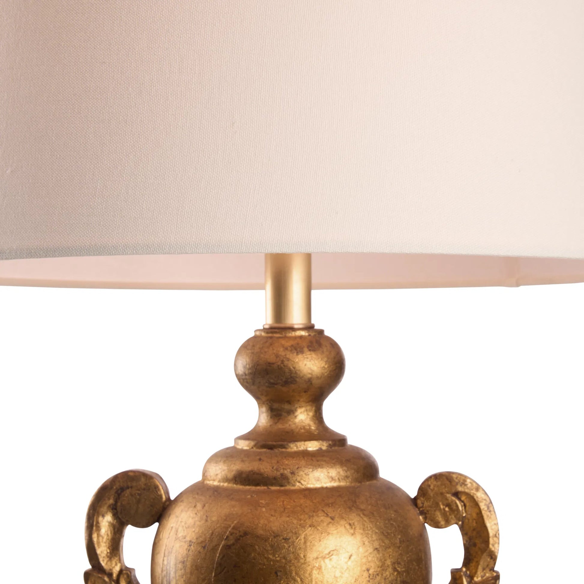 Gosford Lamp by Chelsea House in aged gold. Made from unique in a unique style.