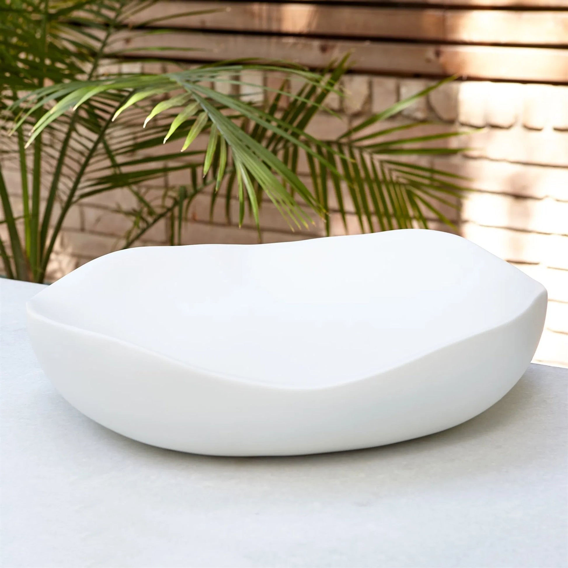 Organic Round Bowl by Global Views. Made from ceramic in a eclectic & global style.