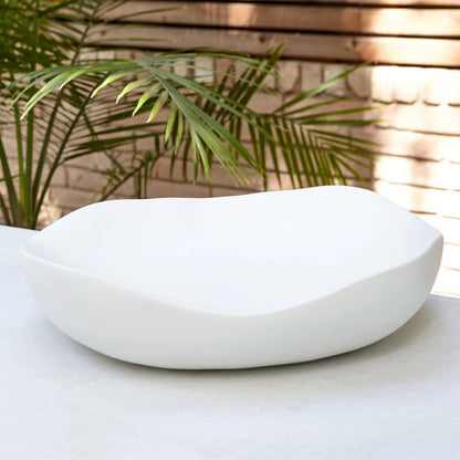 Organic Round Bowl by Global Views. Made from ceramic in a eclectic & global style.