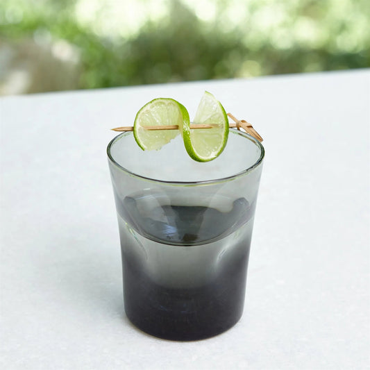 Pinched DOF Glass by Global Views in grey. Made from unique in a unique style.