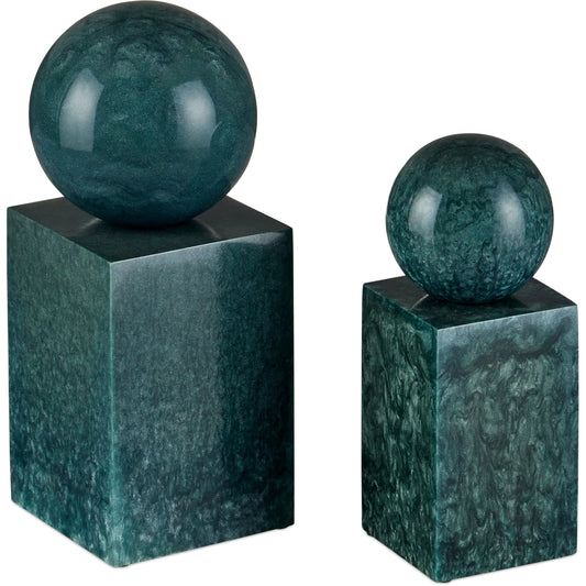Nova Object Set by Currey and Company. Made from composite in a unique style.
