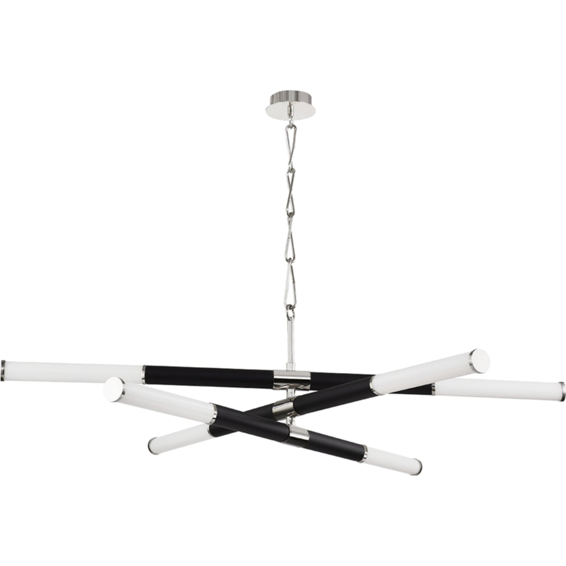 Huntington LED Chandelier by Hudson Valley. Made from brass in a modern style.