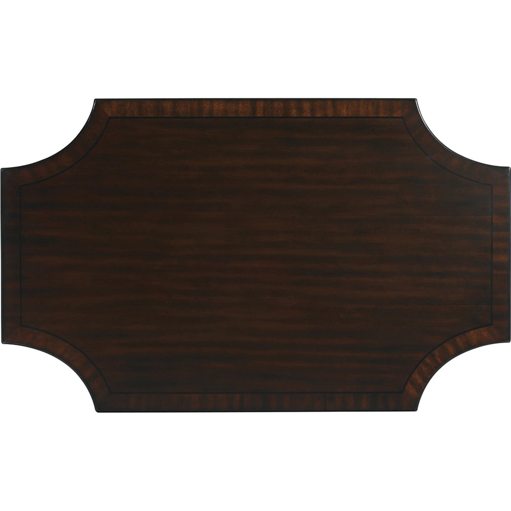 Richmond Rectangular Cocktail Table by Lexington in ribbon stripe mahogany. Made from unique in a traditional style.