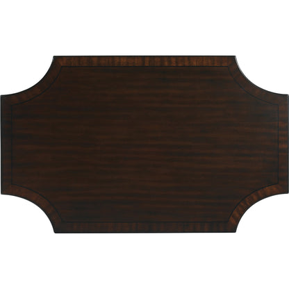 Richmond Rectangular Cocktail Table by Lexington in ribbon stripe mahogany. Made from unique in a traditional style.