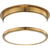 Aged Brass / 8.38" x 4.38", Opal, Glossy