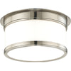 Satin Nickel / 8.38" x 4.38", Opal, Glossy