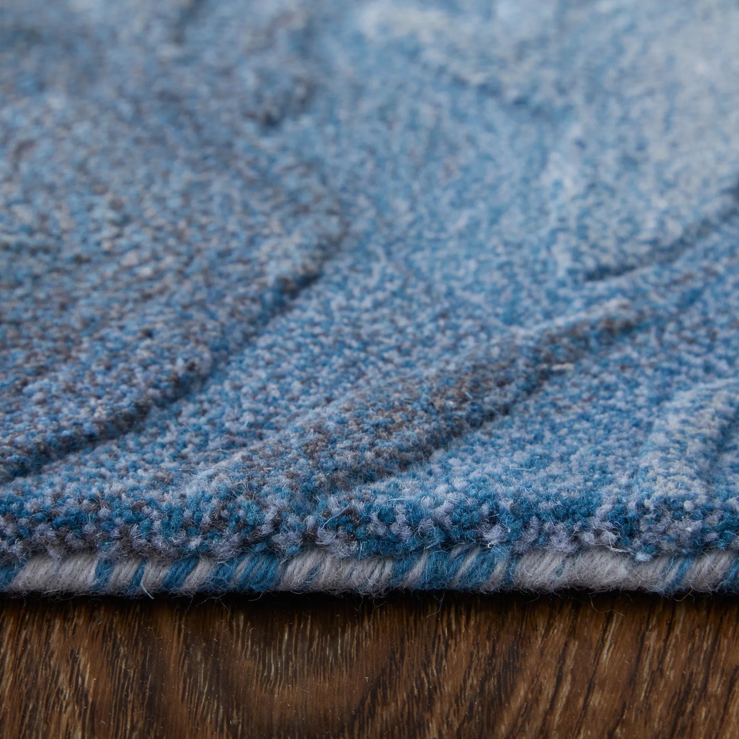 003 SI-2238423,SI-2238424,SI-2238425,SI-2238426,SI-2238427,SI-2259675 | Closeup | Kawai Rug - KAW8983F by Feizy in blue, black, gray. Made from wool, viscose in a unique style.