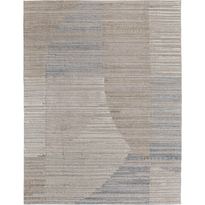 Elias Rug - ELS69FXF by Feizy in brown, blue, tan. Made from viscose, wool in a unique style.