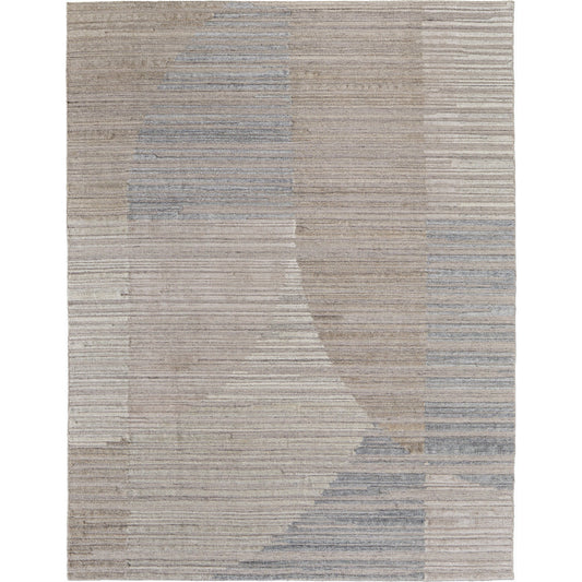 Elias Rug - ELS69FXF by Feizy in brown, blue, tan. Made from viscose, wool in a unique style.