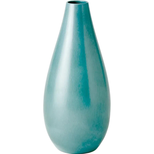 Feathered Vase by Global Views in lamb's ear. Made from ceramic in a eclectic & global style.