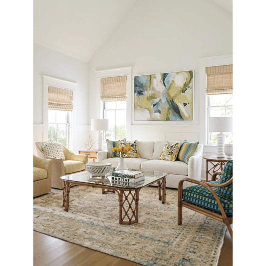 Coral Reef Square Cocktail Table by Tommy Bahama Home in sunwashed. Made from unique in a unique style.