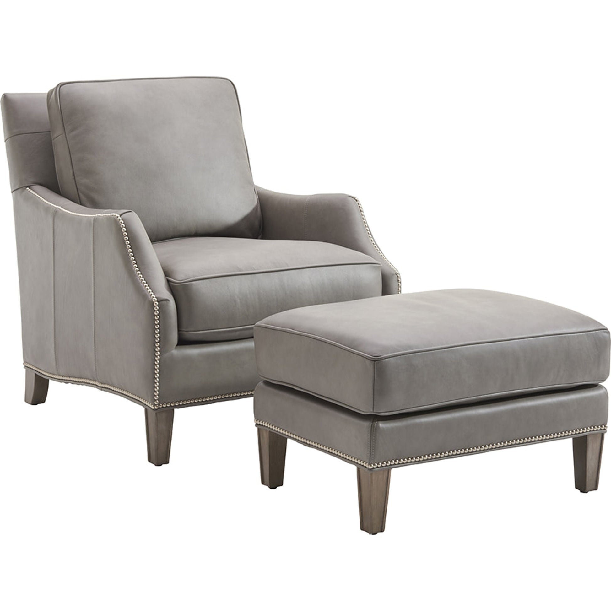 Ashton Leather Chair by Lexington. Made from unique in a transitional style.