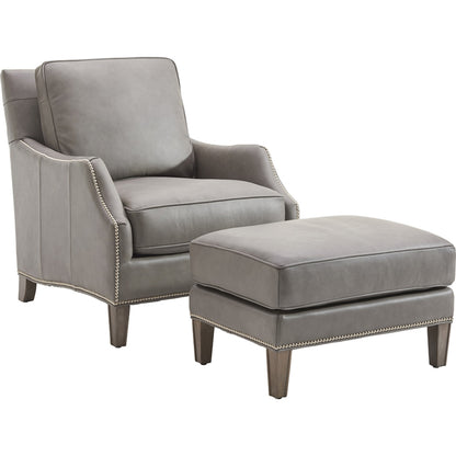 Ashton Leather Chair by Lexington. Made from unique in a transitional style.