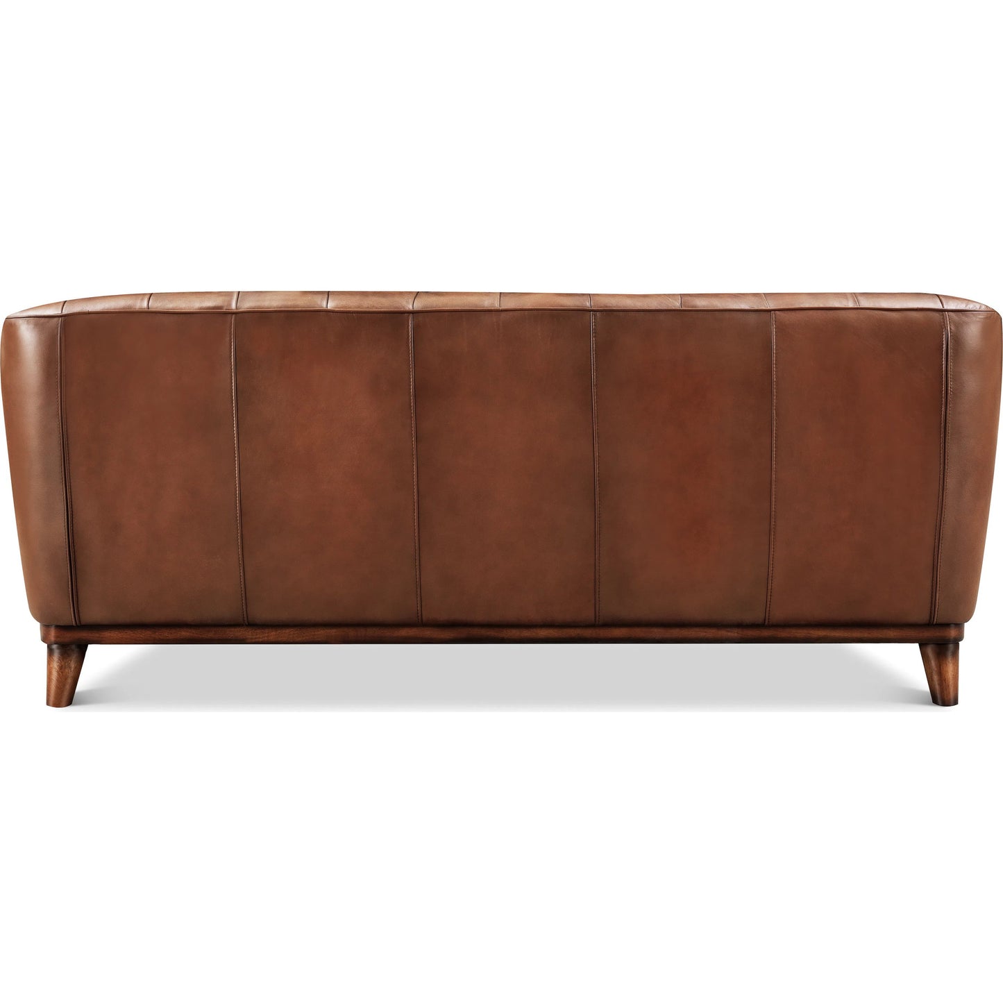 003 SI-2534413 | Additional Silo | Lowell 3-Seat Leather Sofa by Hydeline in mocha. Made from full leather, solid hardwood kiln dried in a unique style.