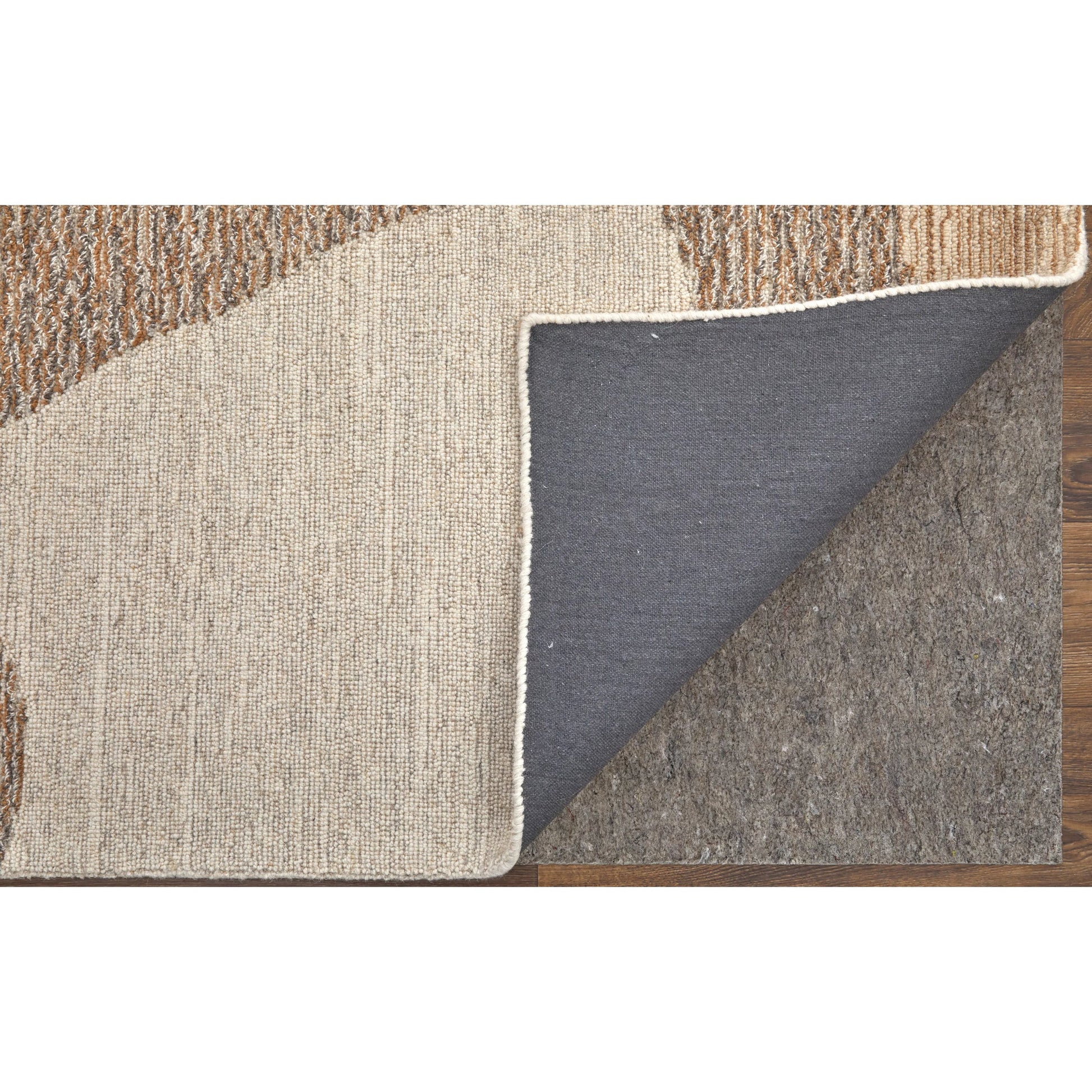 Pollock Rug - 8952F by Feizy in brown, tan, ivory. Made from wool, nylon in a unique style.
