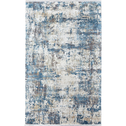 Cadiz Rug - 3891F by Feizy in ivory, tan, blue. Made from viscose, acrylic in a unique style.