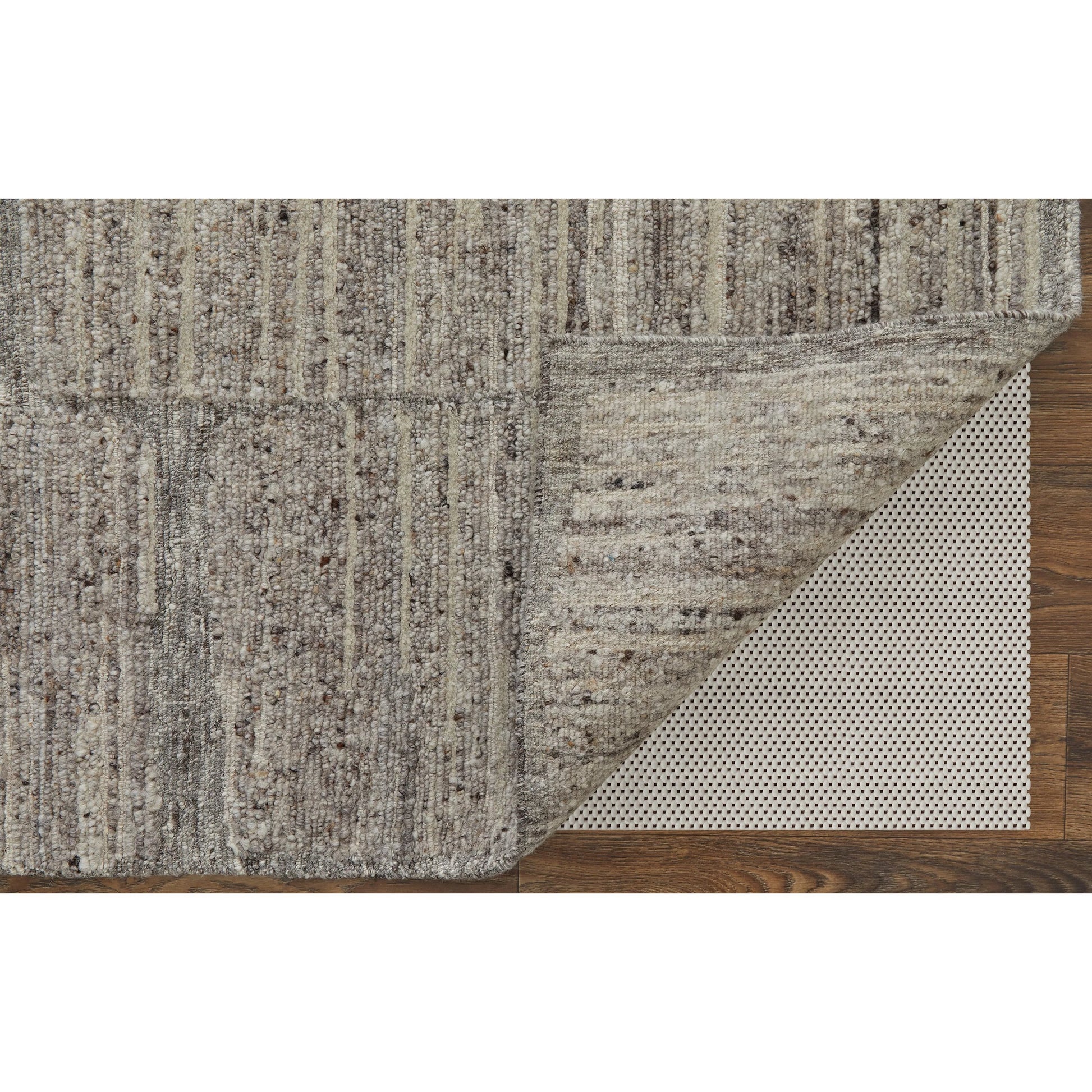 Navaro Rug - 8912F by Feizy in gray, ivory, taupe. Made from wool, viscose in a unique style.