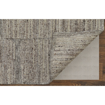 Navaro Rug - 8912F by Feizy in gray, ivory, taupe. Made from wool, viscose in a unique style.