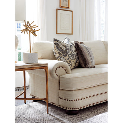 Menlo Park End Table by Lexington in maritime brass. Made from unique in a transitional style.
