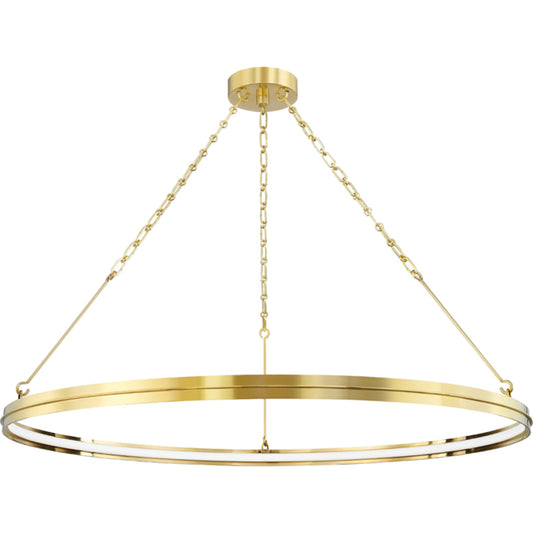 Rosendale Chandelier by Hudson Valley. Made from brass in a transitional style.